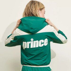 PRINCE Pickleball Zip front Hooded Jacket NWT Size LARGE